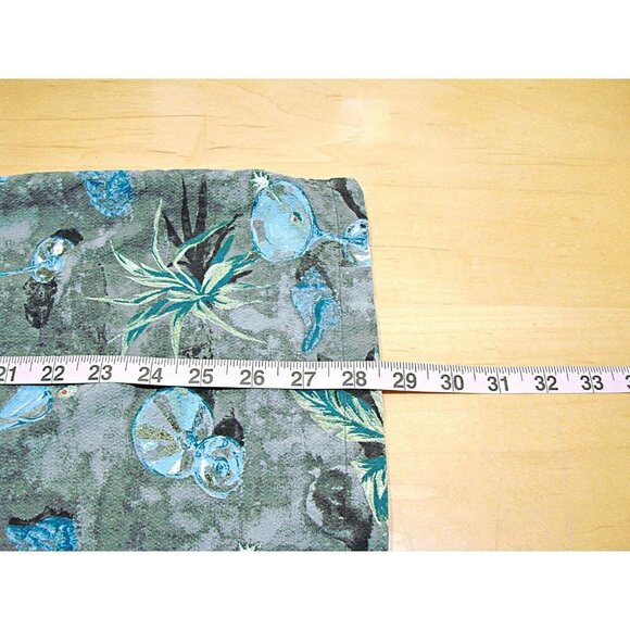 Columbia Mens River Lodge Short Sleeve Button Front Shirt Gray Tropical Size L - Picture 6 of 9